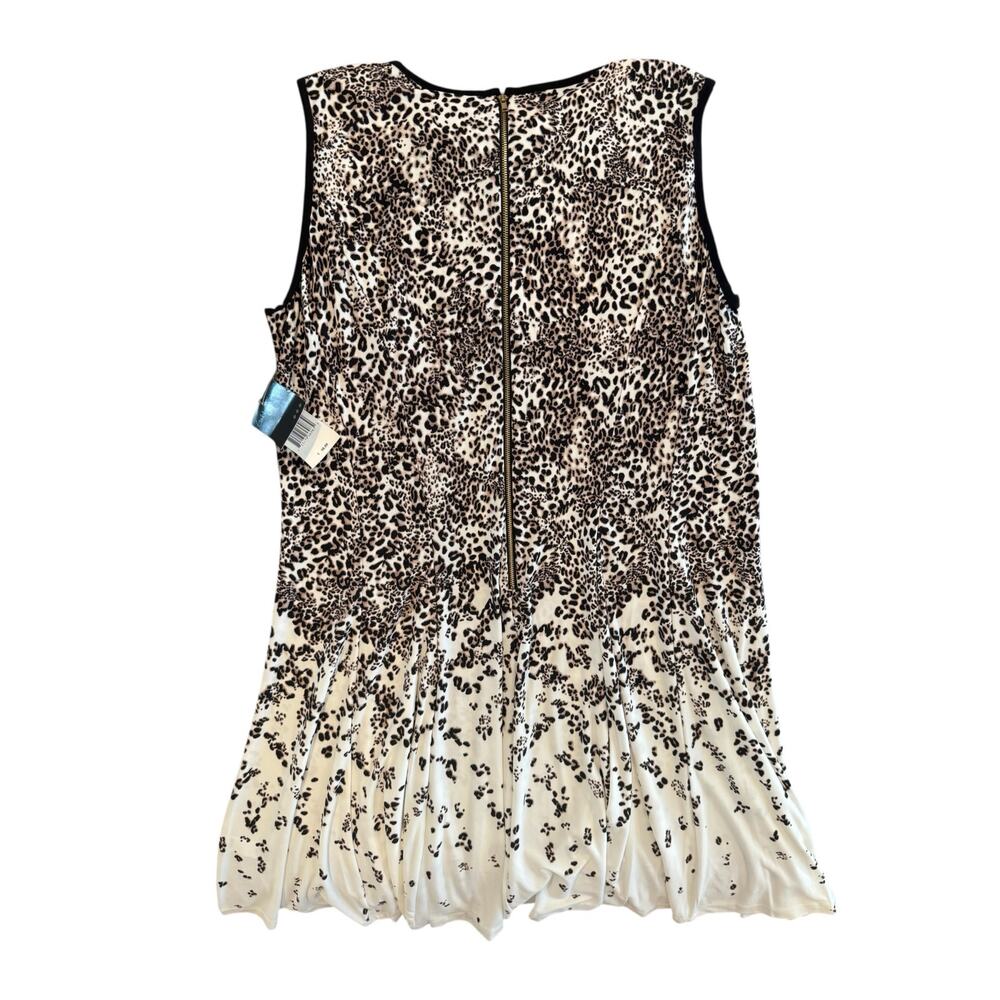 NWT Gabby Skye 18W Leopard Print Fit & Flare Dress $98 Retail - Picture 7 of 8